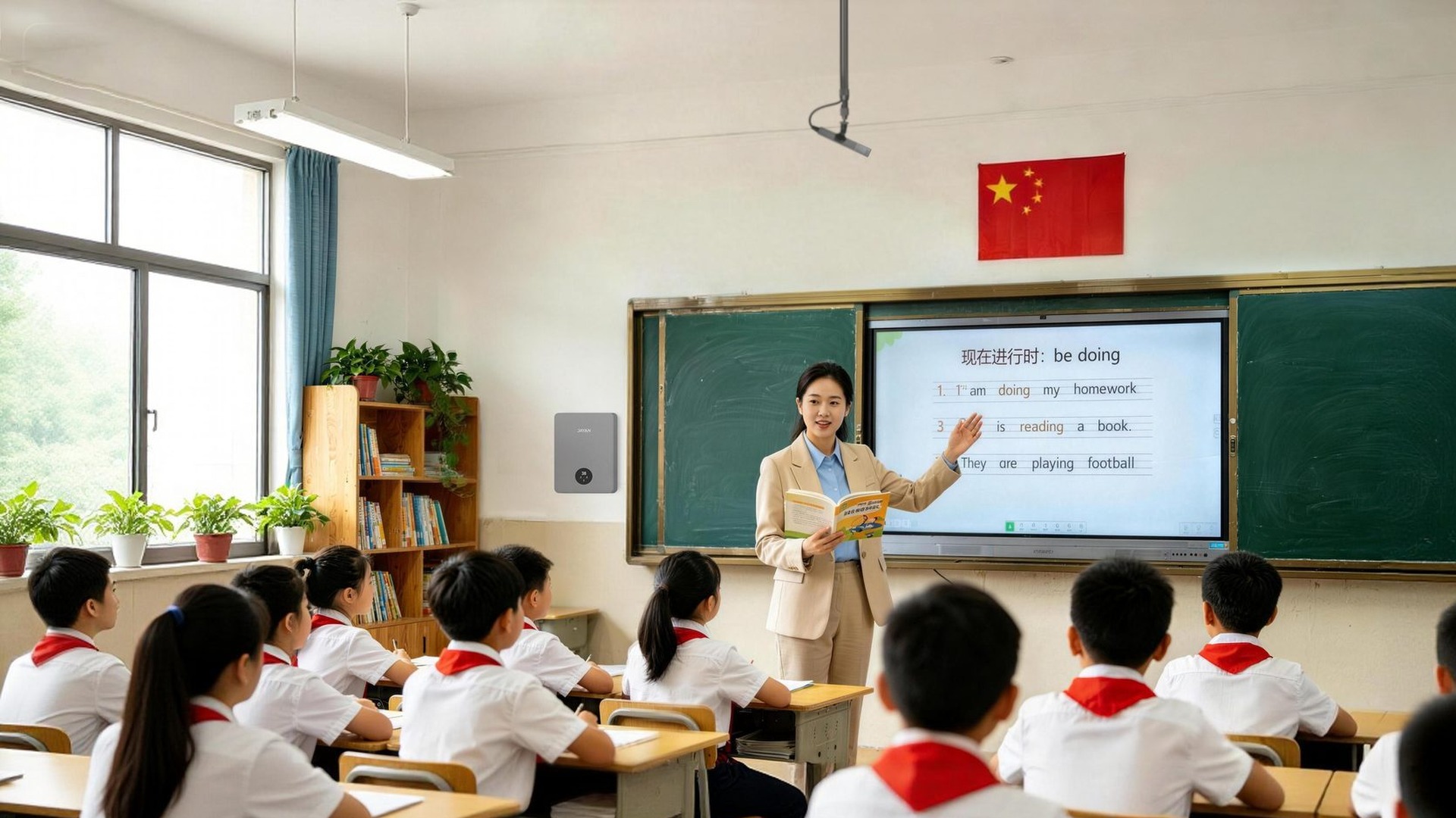 真实课堂：教师授课，学生听课